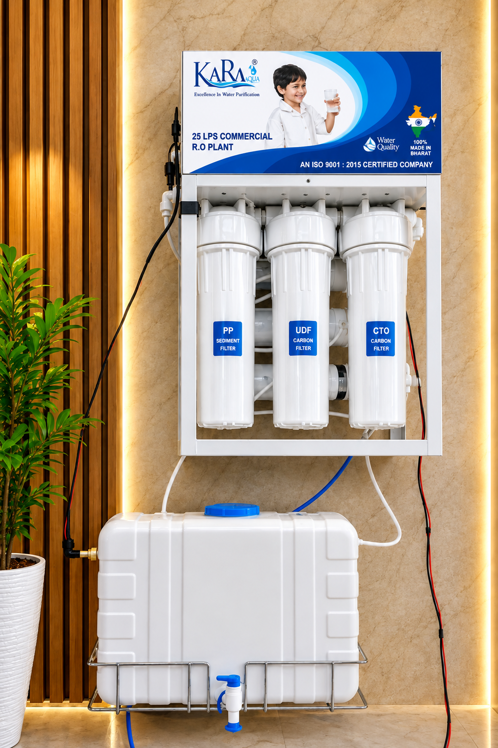 Kara Aqua 25 LPH Commercial RO Plant