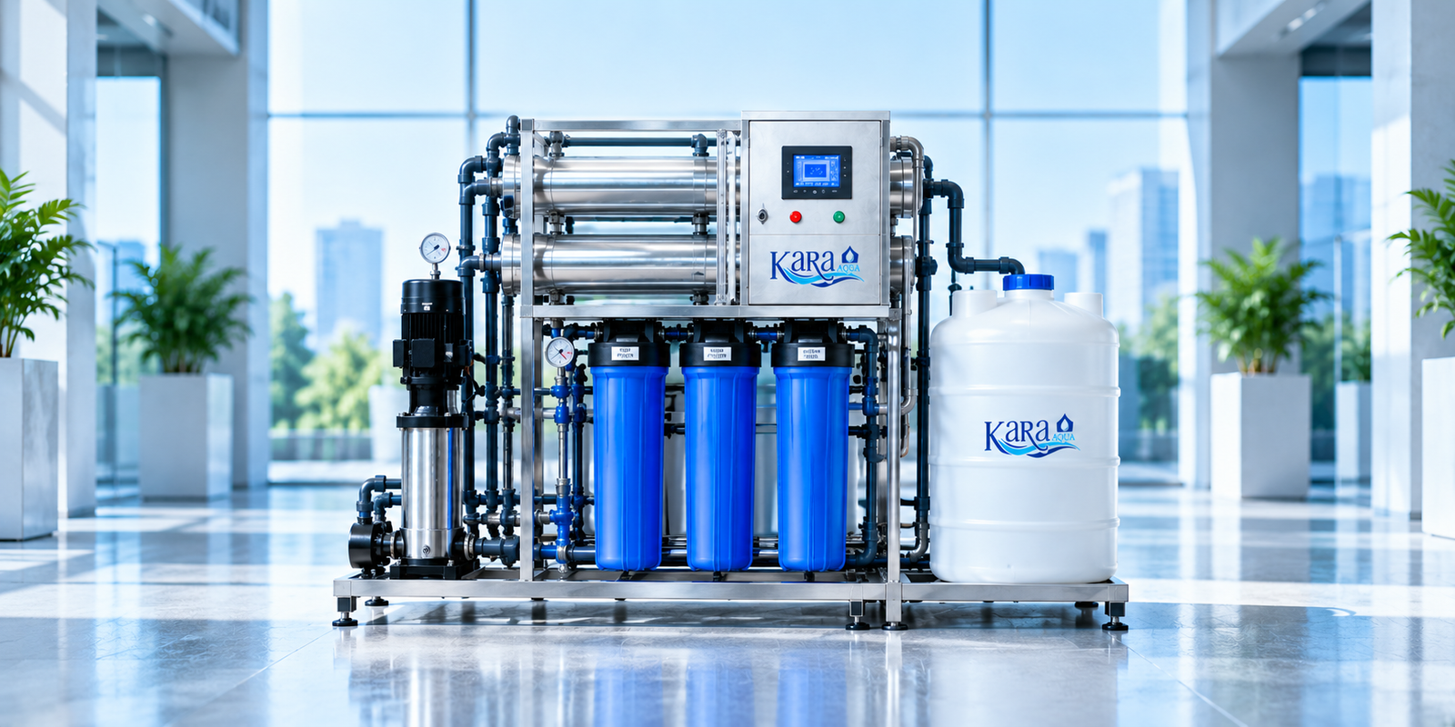 Commercial RO water purification system
