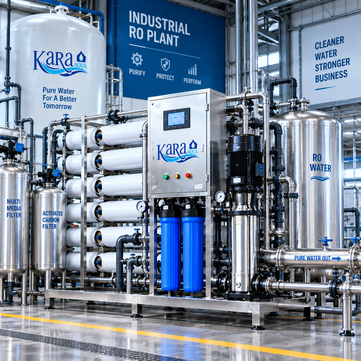 Industrial RO plant