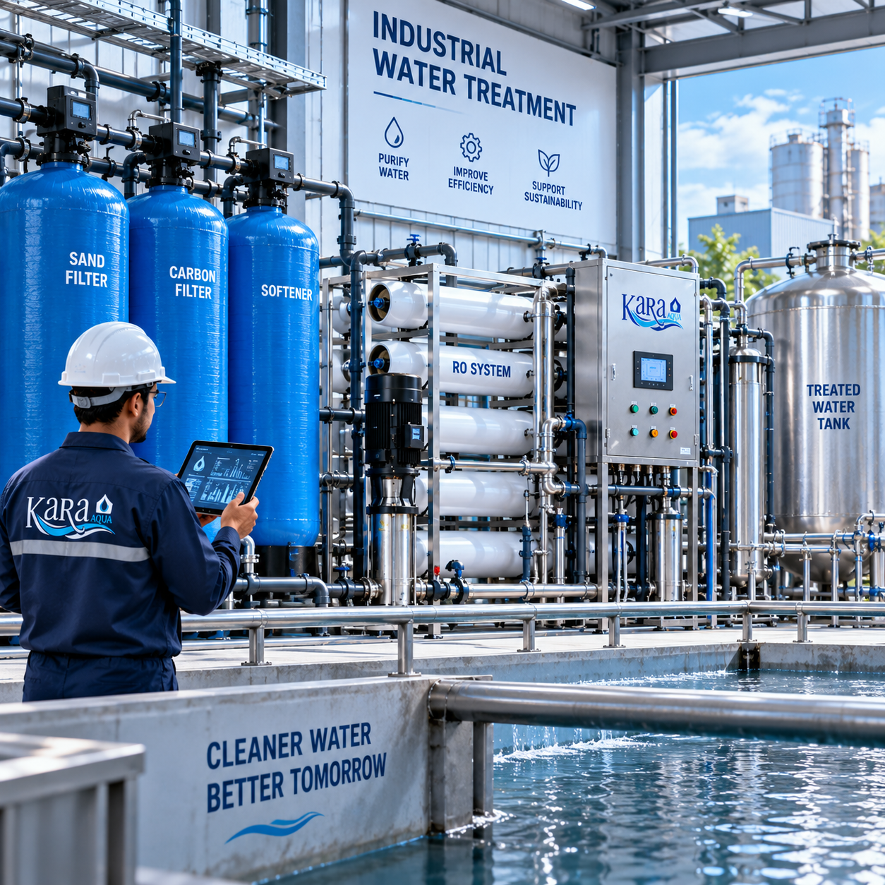 Industrial water treatment