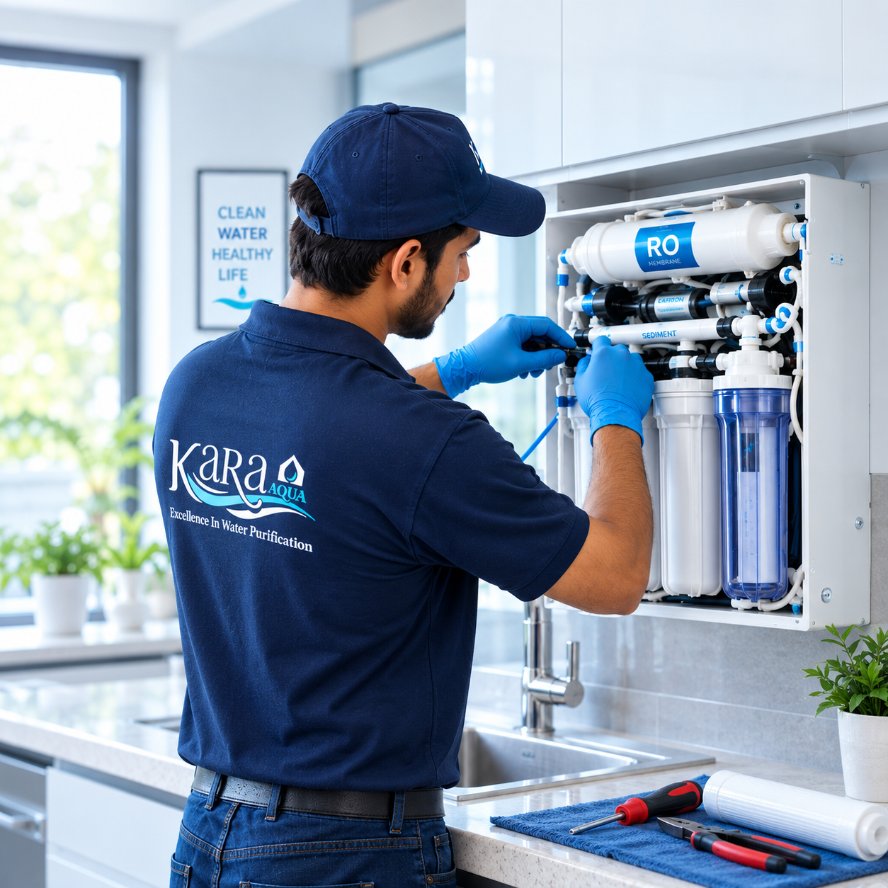 Professional water purification service