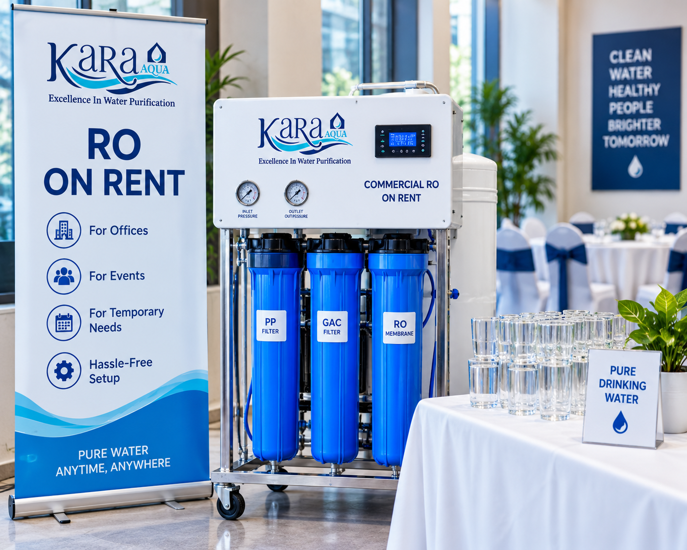 RO water purifier rental service