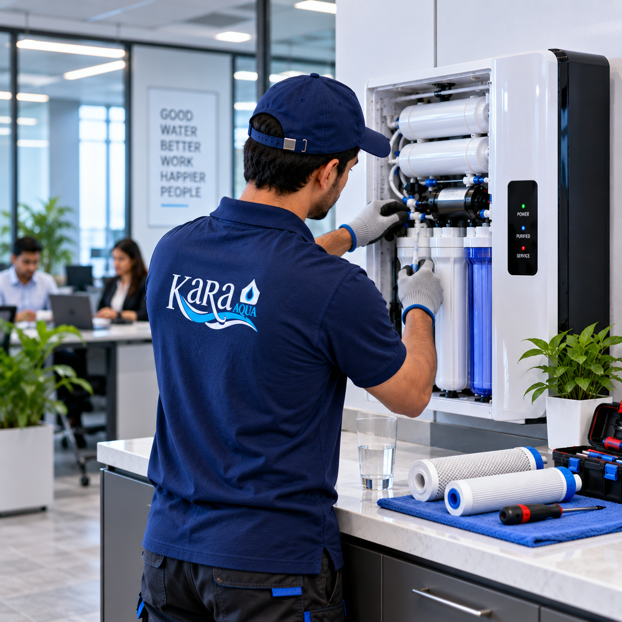 Office water purifier service