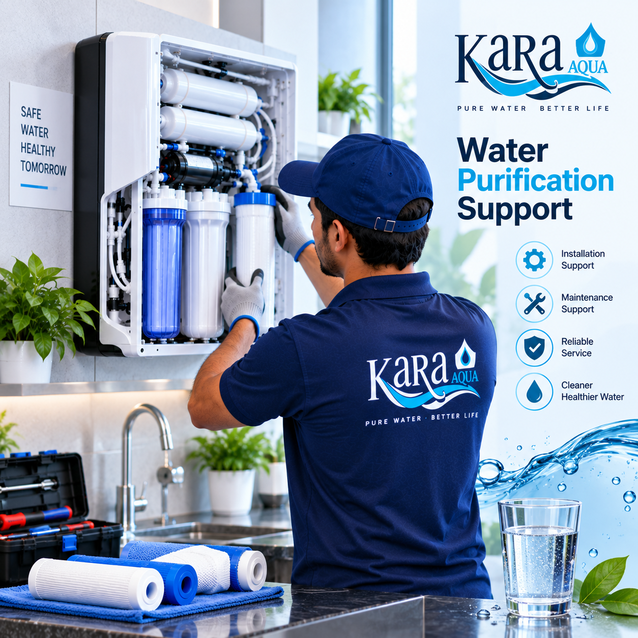 Professional RO service technician in Delhi