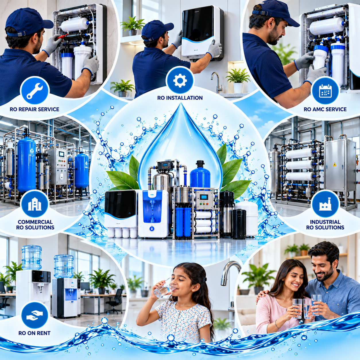 Professional RO water purifier service in Faridabad