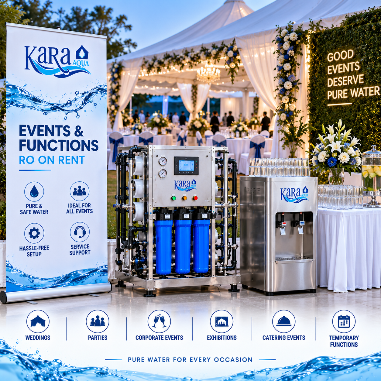 RO water solution for events